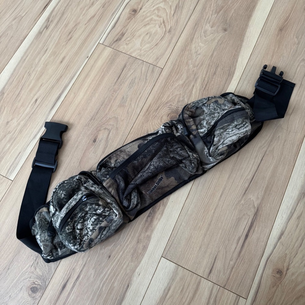 Timber Strike Camo Fanny Pack Waist Bag Hunting Fishing Multi Pocket Adjustable
